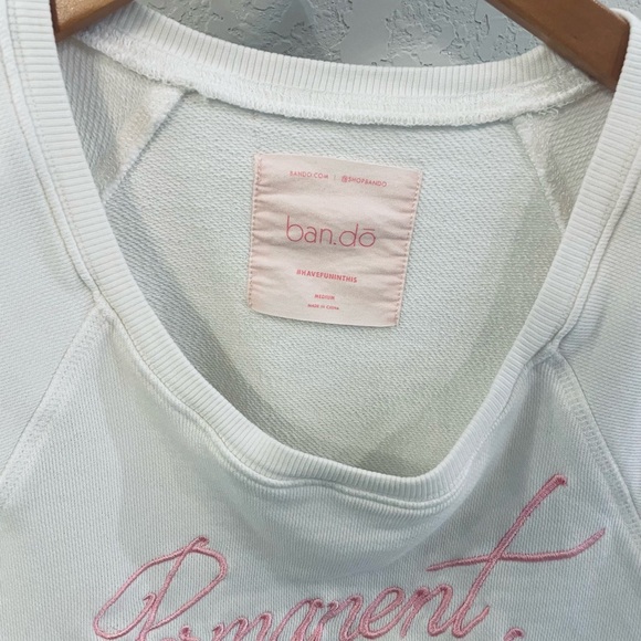 ban.do "Permanent Vacation" Short Sleeve Sweatshirt - Medium - Picture 4 of 6